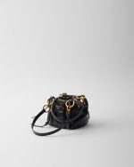 Prada Dangle Leather Top-Handle Mini-Bag - Image 3